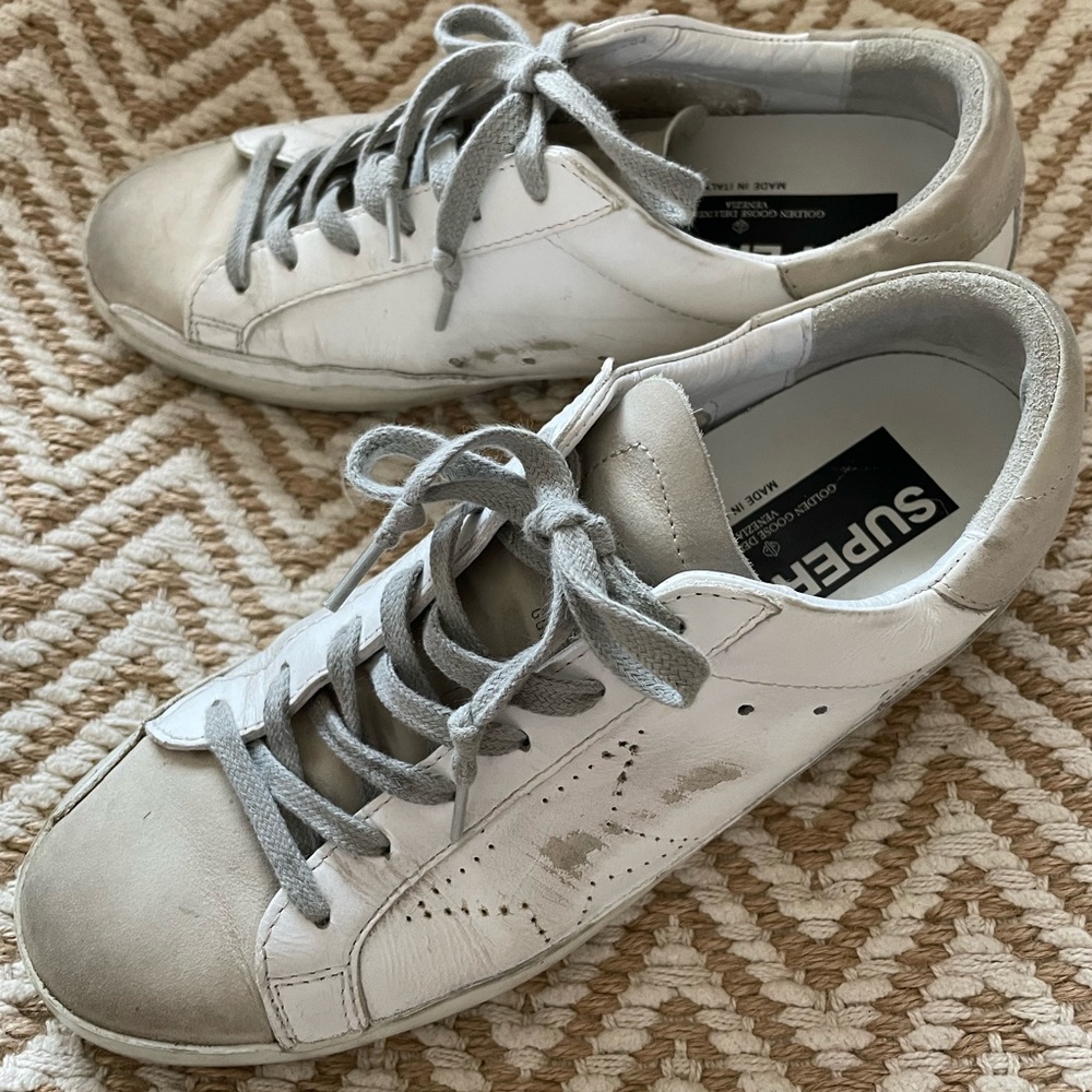 Golde Goose Superstar White Skate Size 38/US8